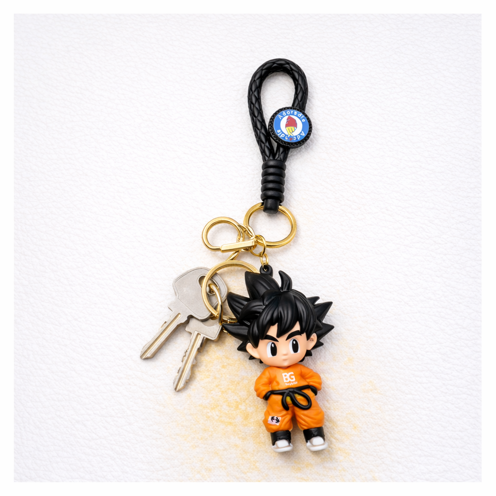 Anime Goku 3D Keychain - Image 2