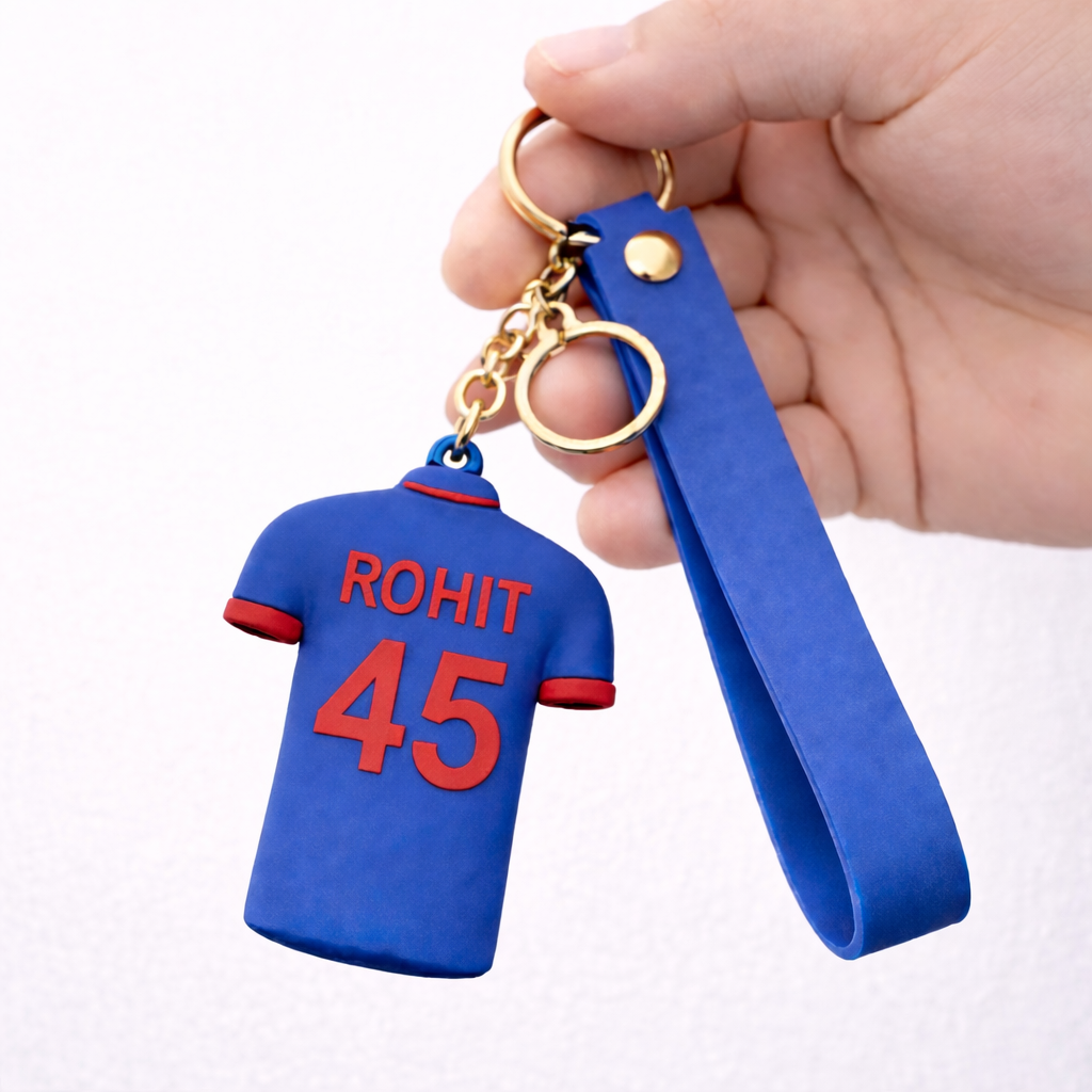 Jersey Keychain (Virat/Dhoni/Rohit) - Image 2