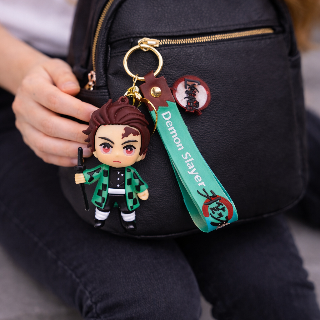 Tanjiro Kamado Anime Keychain - Image 2