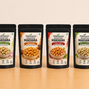 Combo of 4 Roasted Makhana Flavors