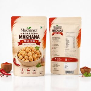Fiery Peri Peri, Perfectly Roasted Makhana
