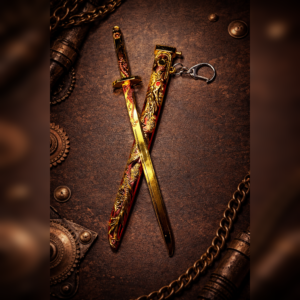 Collectible Dragon Mini Katana Keychain