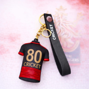 Cricket Jersey 3D Silicone Keychain