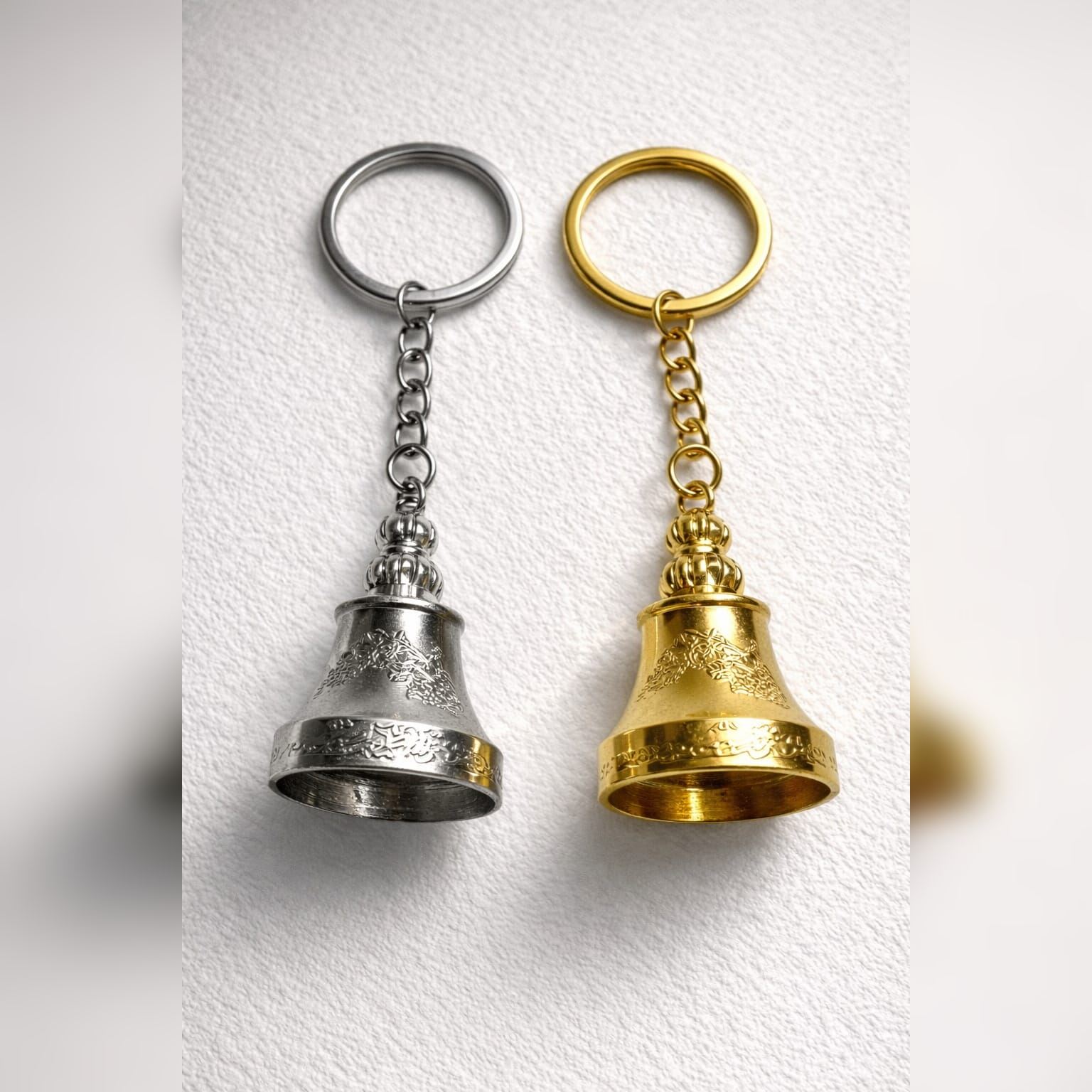 Premium Metallic Bell Keychain