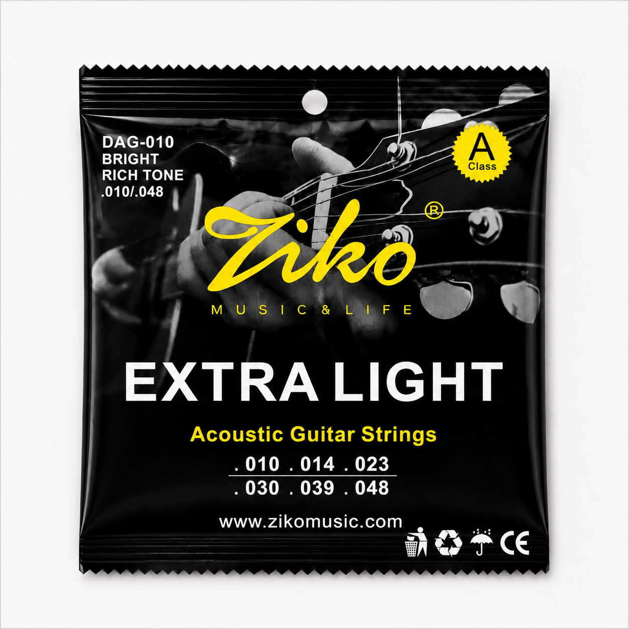 Ziko Bright Rich Tone Guitar Strings - Image 2